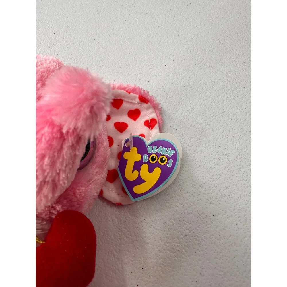 Ty Beanie Boos Butter Cow Tender Elephant Plush Stuffed Animal Toy Lot 6in Pink